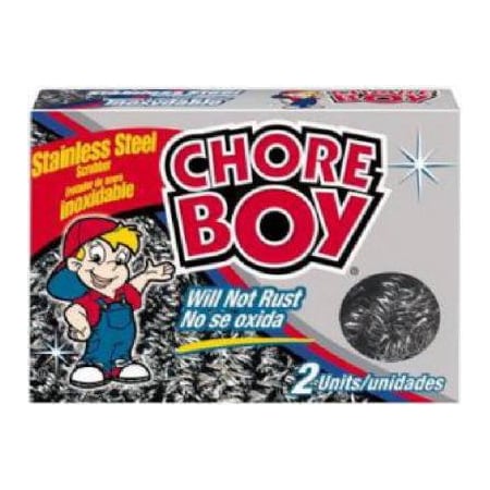 Chore Boy Scrubber Heavy Duty For All Metal Surfaces 1-7/16-in L Silver, PR 10811435002180
